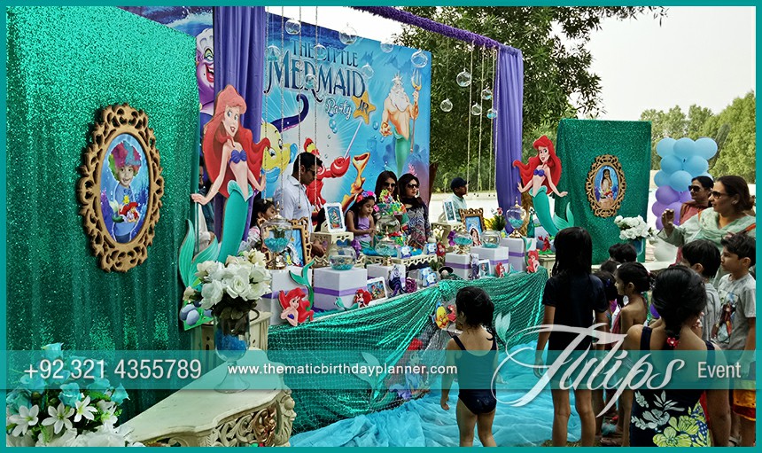 Little Mermaid Party theme decoration ideas in Pakistan (5)