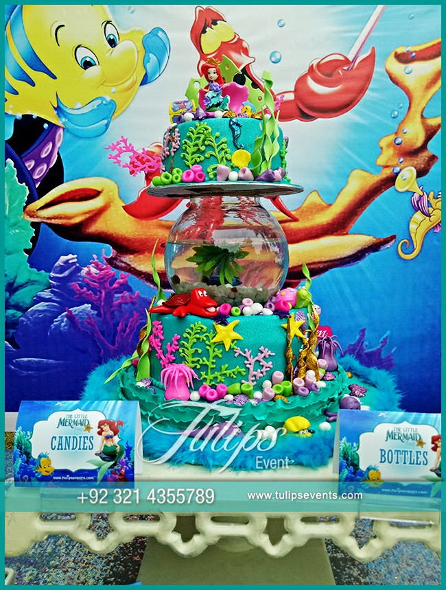 Little Mermaid Party theme decoration ideas in Pakistan (7)