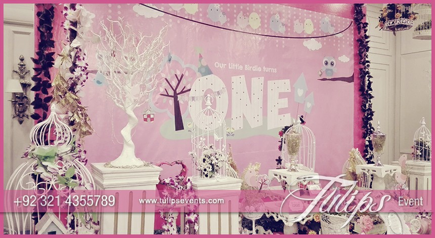 cute little birdie first party theme ideas in Pakistan (1)