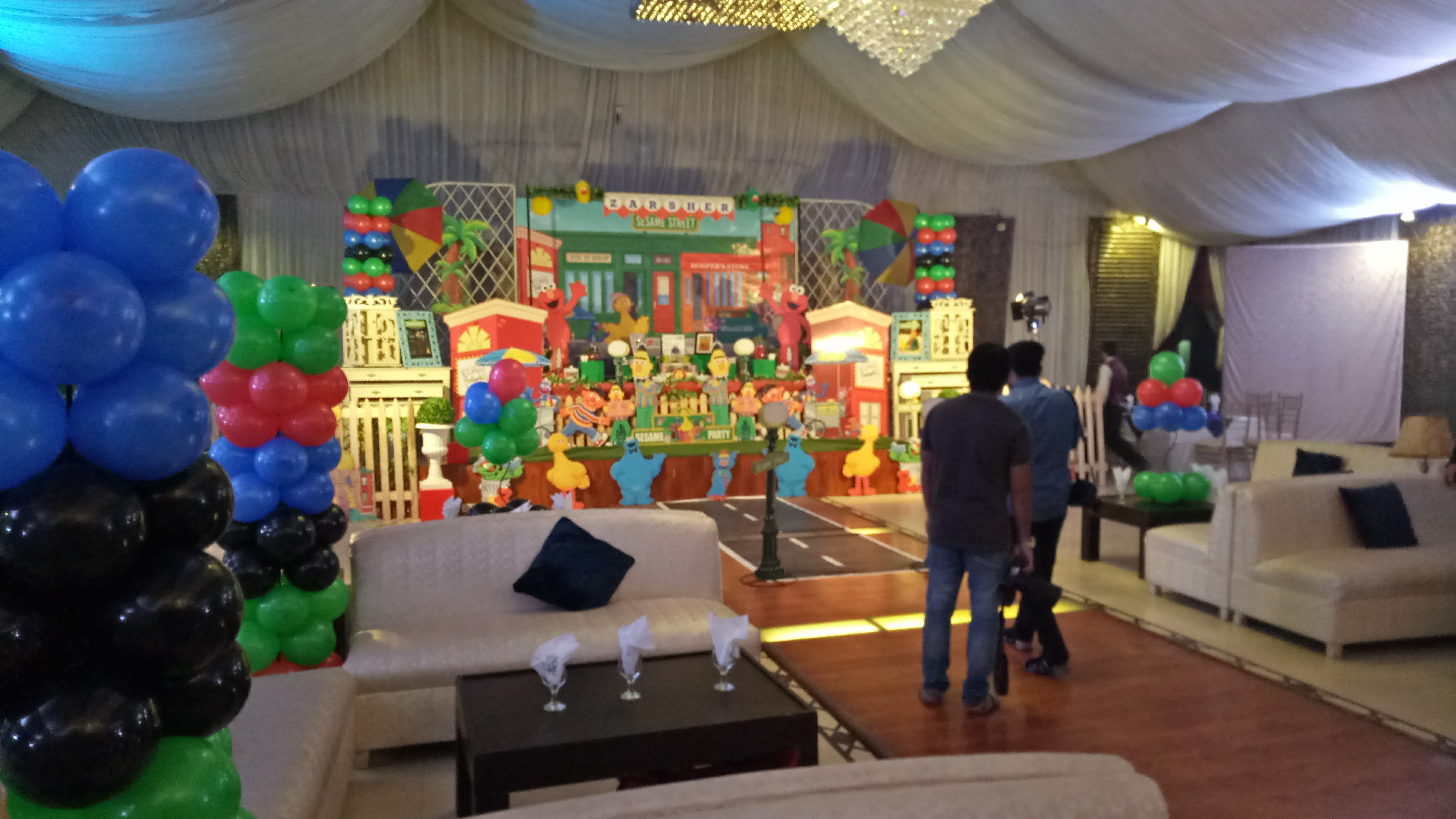 sesame street birthday decorations ideas in Lahore Pakistan (10)