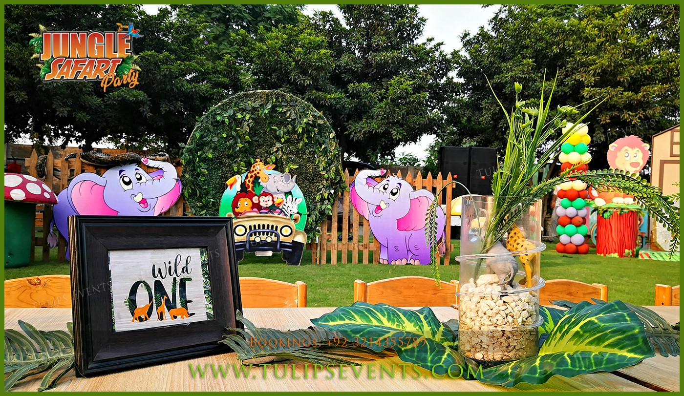 3d Jungle Safari Theme Birthday Party Decor ideas (3)