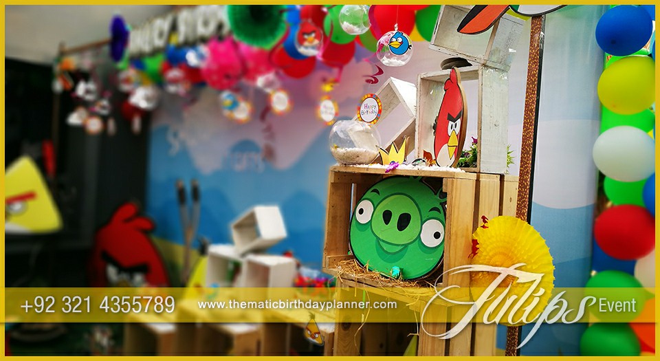 Angry Birds Birthday Party Theme decoration ideas in Pakistan (1)