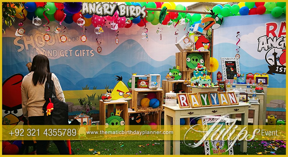 Angry Birds Birthday Party Theme decoration ideas in Pakistan (18)