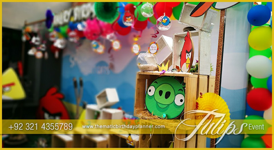 Angry Birds Birthday Party Theme decoration ideas in Pakistan (29)