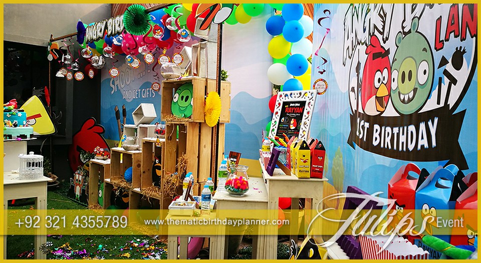 Angry Birds Birthday Party Theme decoration ideas in Pakistan (9)