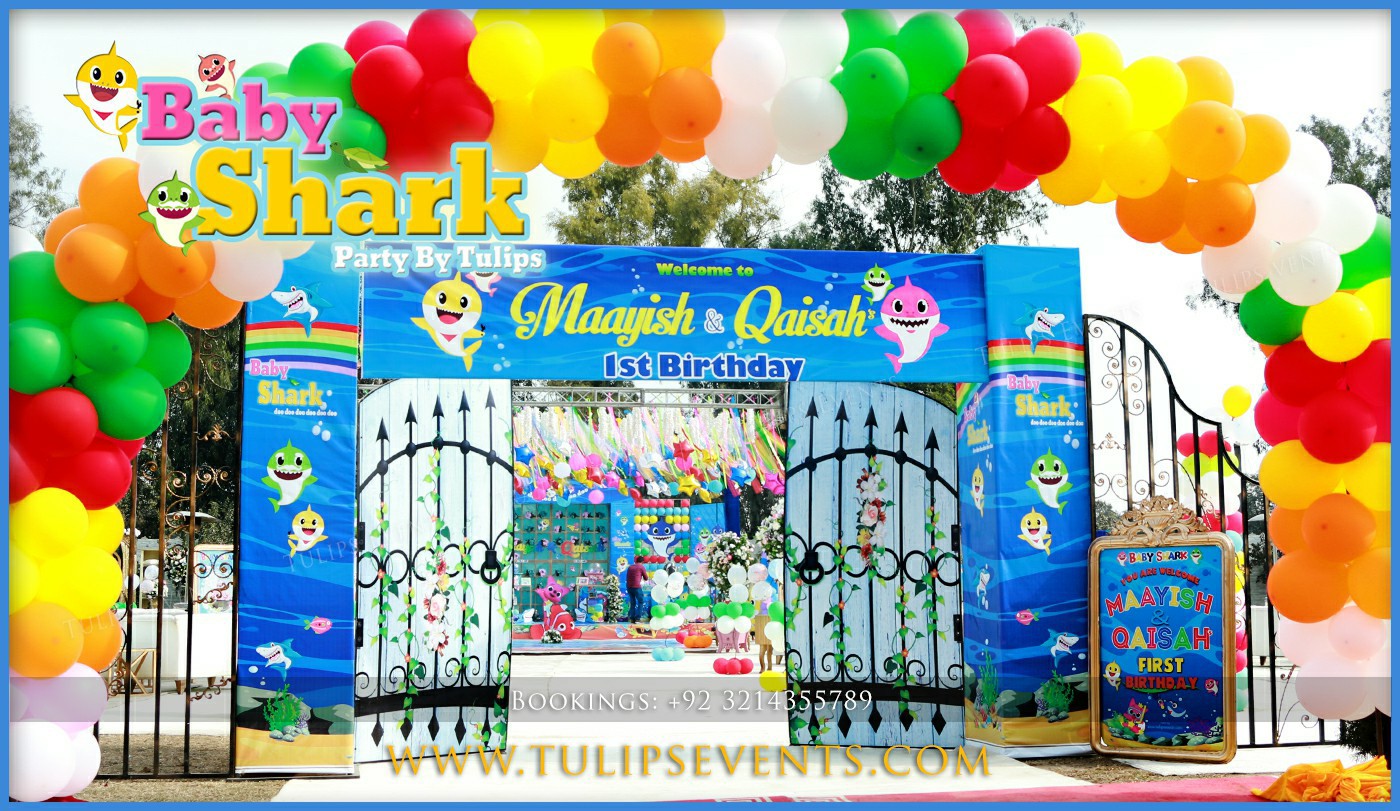 Baby Shark Birthday Party decoration ideas in Pakistan (10)