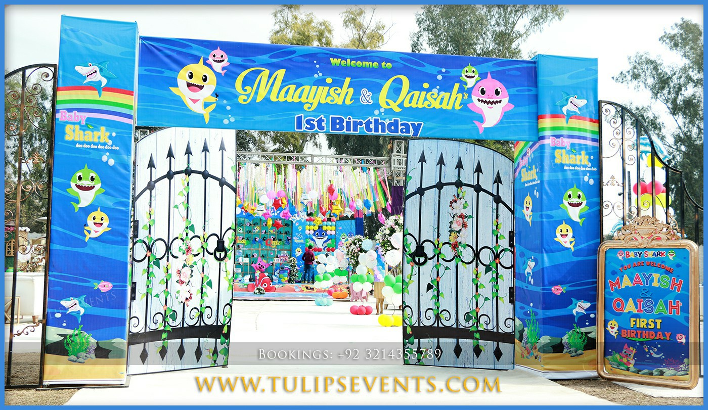 Baby Shark Birthday Party decoration ideas in Pakistan (11)