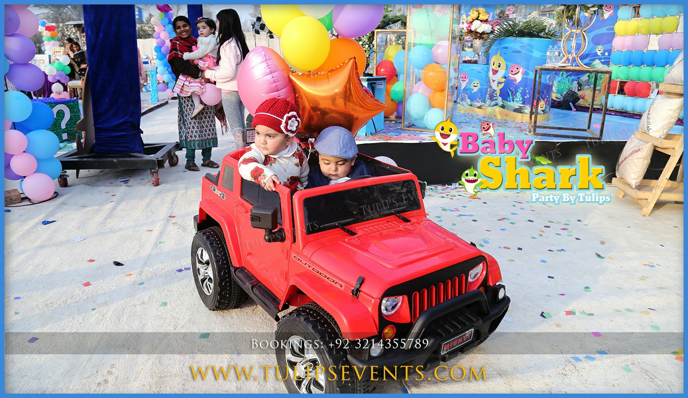 Baby Shark Birthday Party decoration ideas in Pakistan (16)