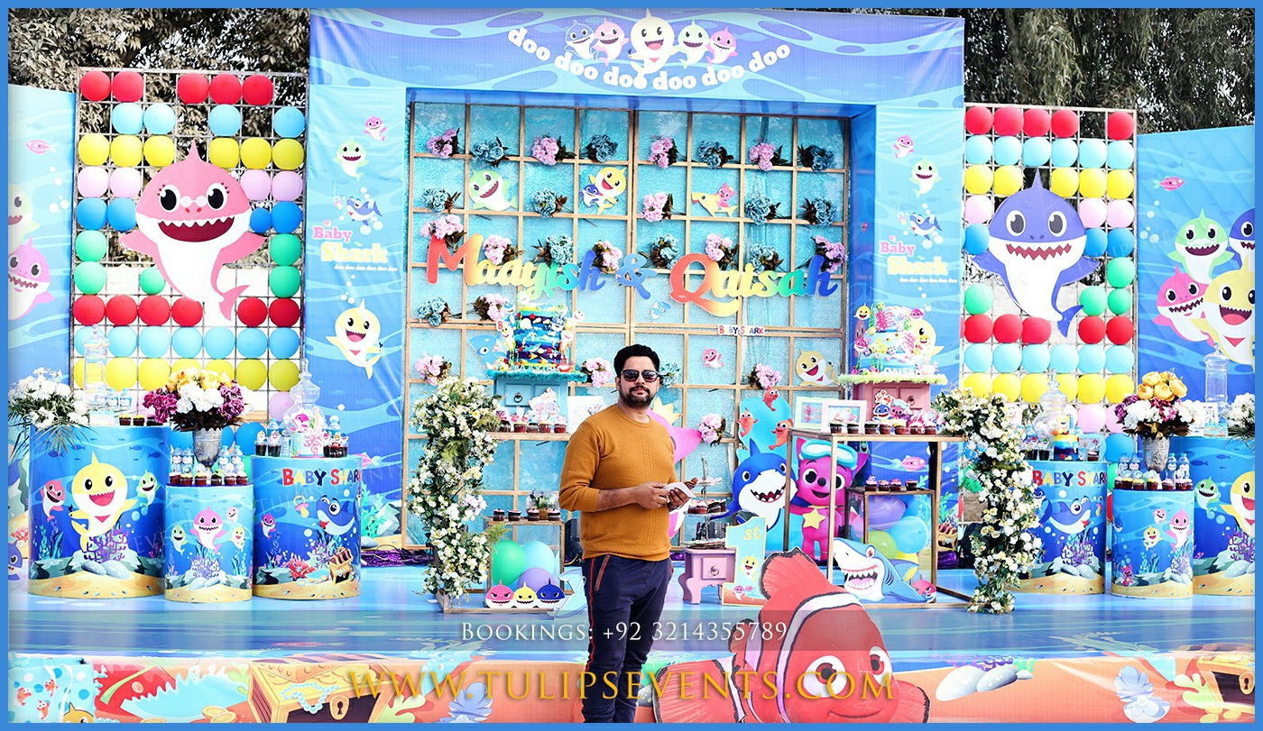 Baby Shark Birthday Party decoration ideas in Pakistan (20)