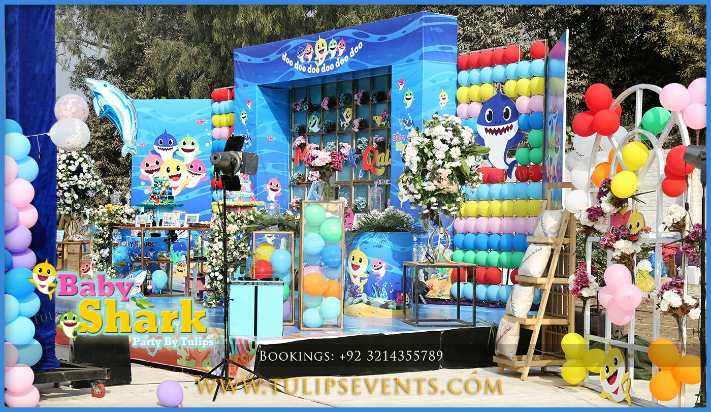 Baby Shark Birthday Party decoration ideas in Pakistan (21)