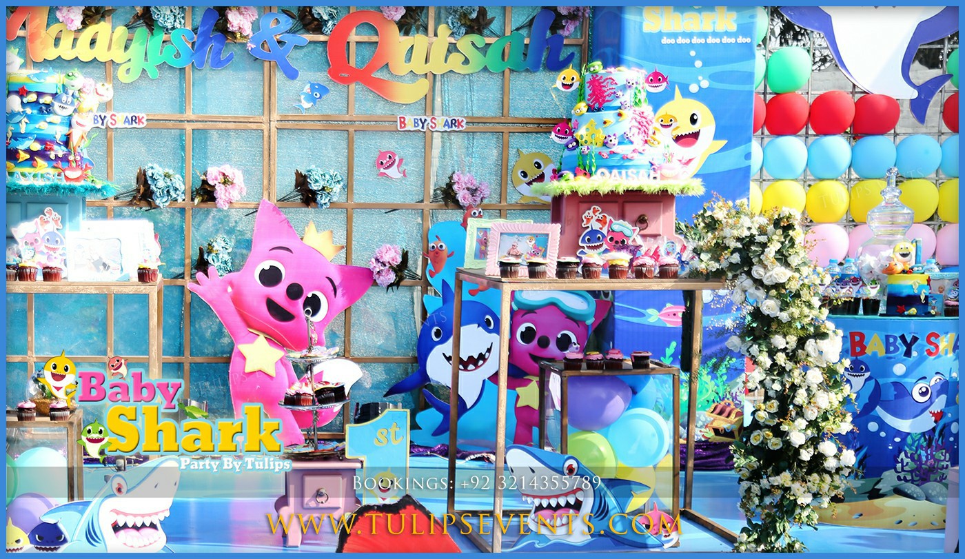 Baby Shark Birthday Party decoration ideas in Pakistan (24)