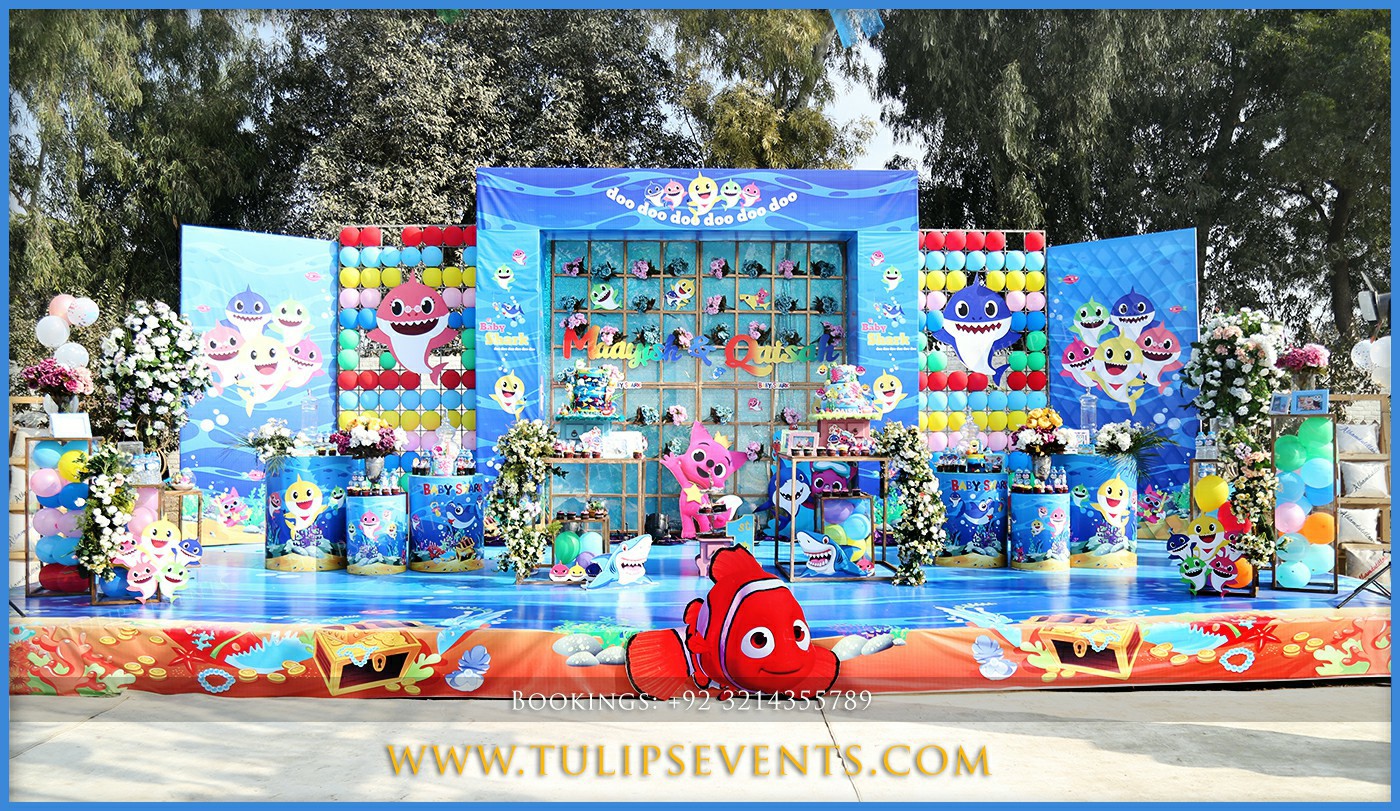 Baby Shark Birthday Party decoration ideas in Pakistan (26)