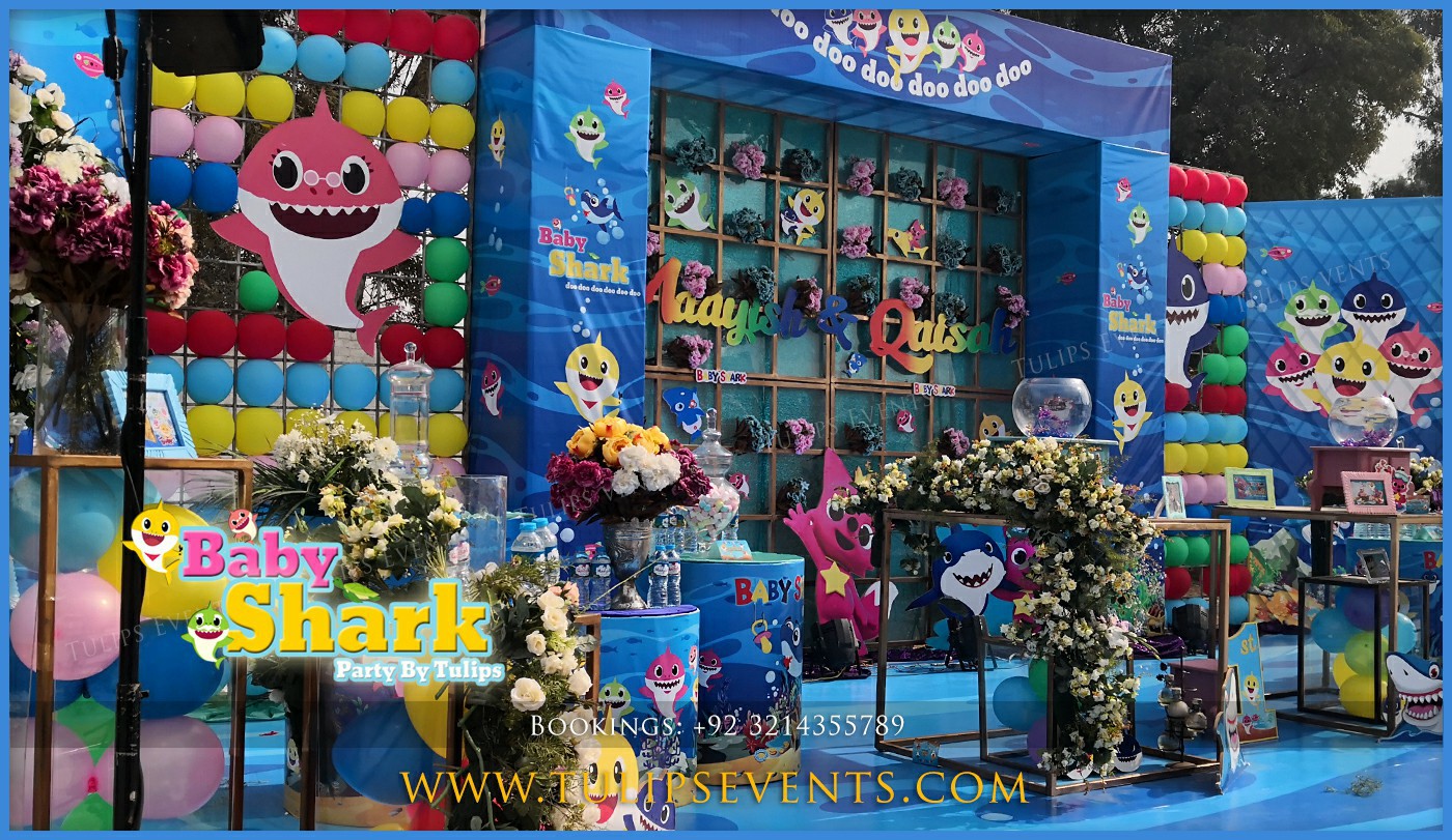 Baby Shark Birthday Party decoration ideas in Pakistan (3)