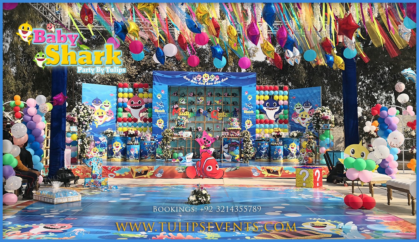 Baby Shark Birthday Party decoration ideas in Pakistan (31)