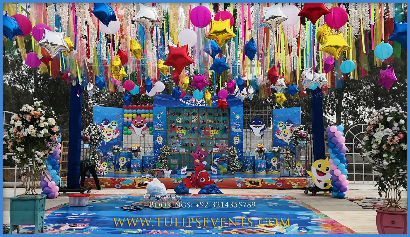 Baby Shark Birthday Party decoration ideas in Pakistan (5)