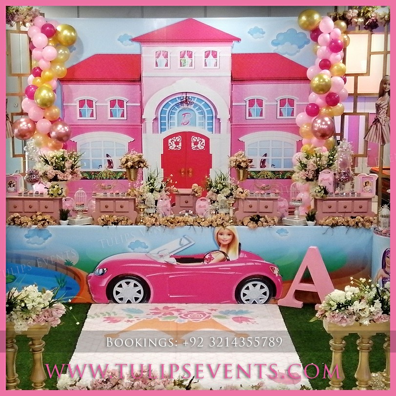 Barbie Theme Birthday Party decor ideas in Pakistan (14)