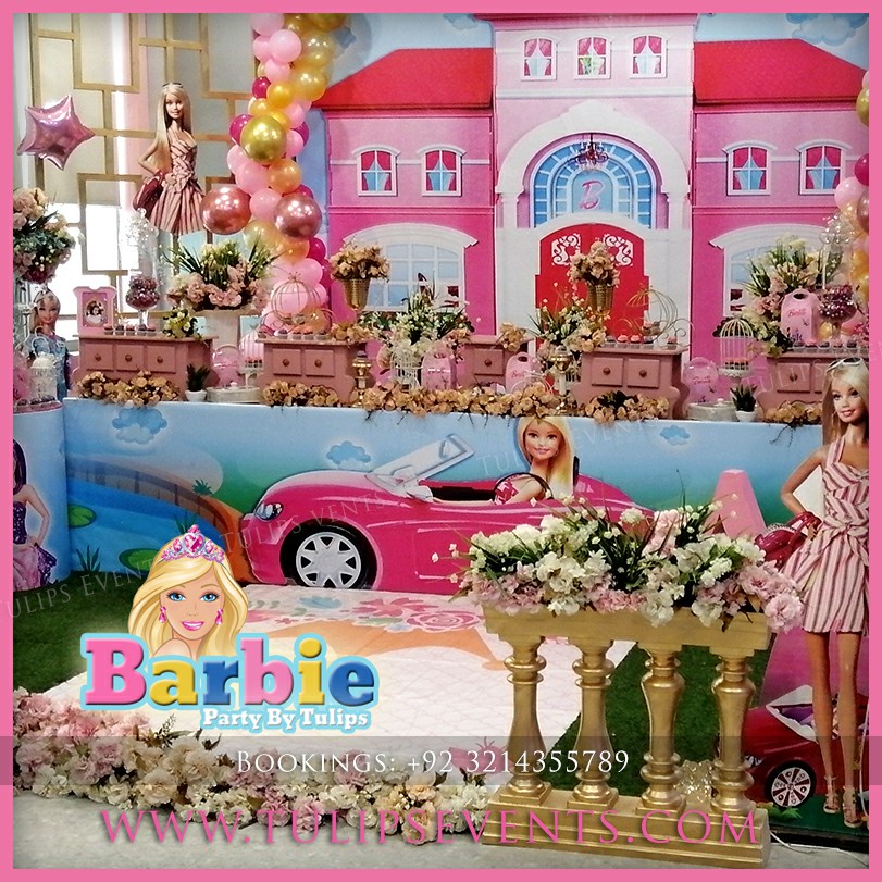 Barbie Theme Birthday Party decor ideas in Pakistan (16)