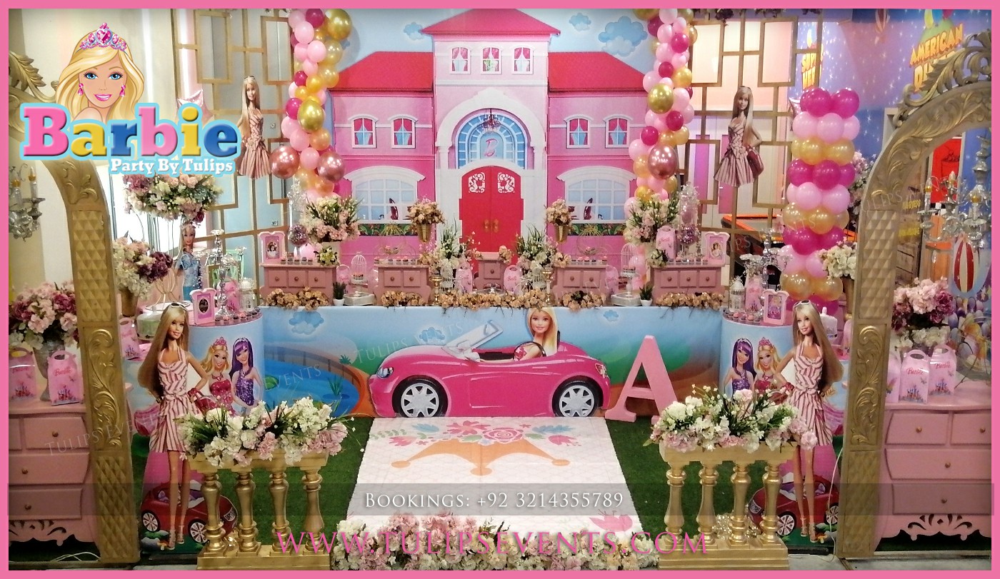 Barbie Theme Birthday Party decor ideas in Pakistan (28)