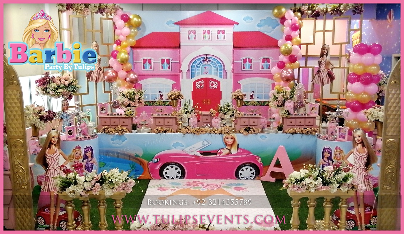 Barbie Theme Birthday Party decor ideas in Pakistan (32)