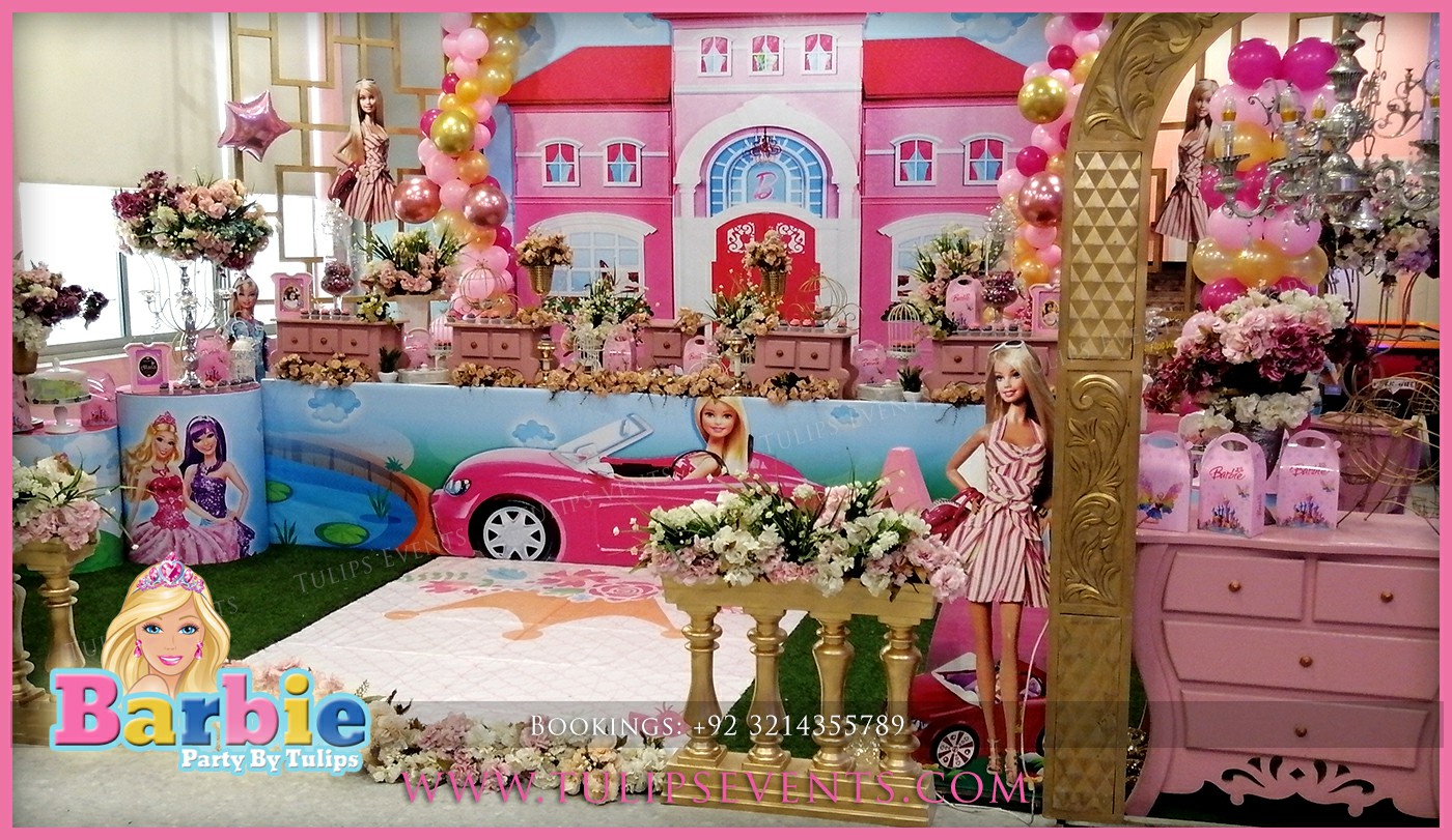 Barbie Theme Birthday Party decor ideas in Pakistan (34)