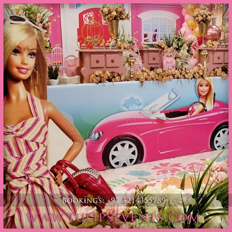 Barbie Theme Birthday Party decor ideas in Pakistan (9)