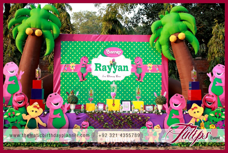 Barney party panning ideas by tulips events in Pakistan (3)