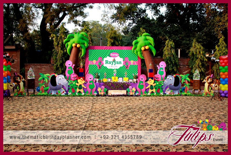 Barney party panning ideas by tulips events in Pakistan (4)