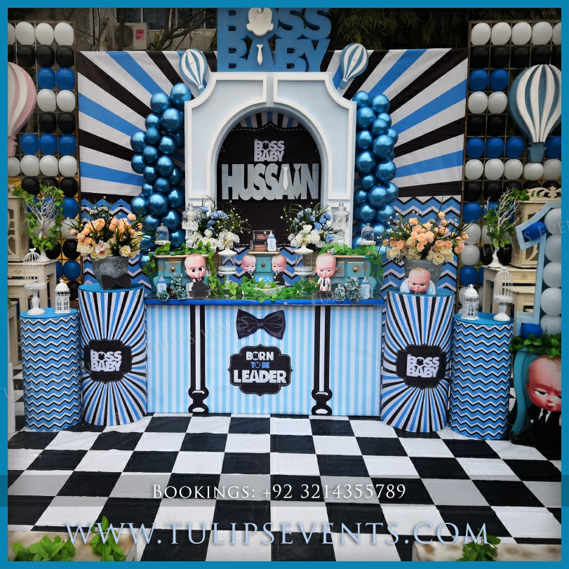 Boss Baby 1st Birthday Party Decor ideas in Pakistan (23)