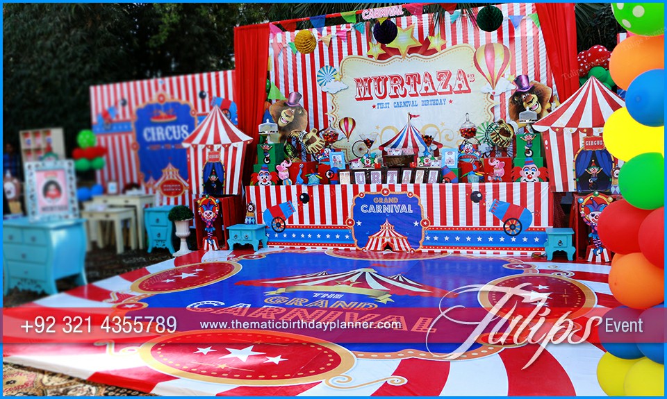 Circus Theme Carnival Party Decor ideas (4)