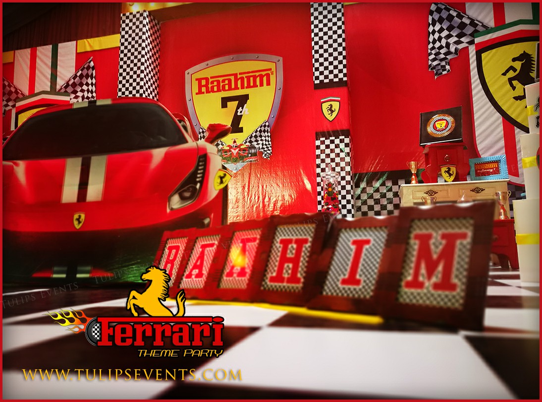 Ferrari Themed 1st Birthday Party Planner in Lahore Pakistan (2)