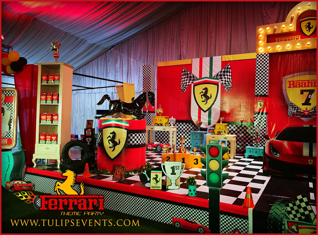 Ferrari Themed 1st Birthday Party Planner in Lahore Pakistan (5)