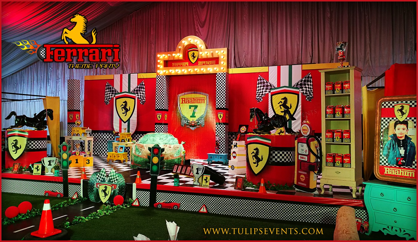 Ferrari Themed 1st Birthday Party Planner in Lahore Pakistan (9)