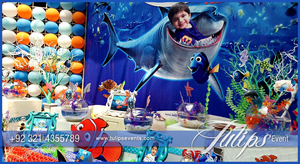 Finding Nemo Theme Party Decoration Ideas in Pakistan (10)