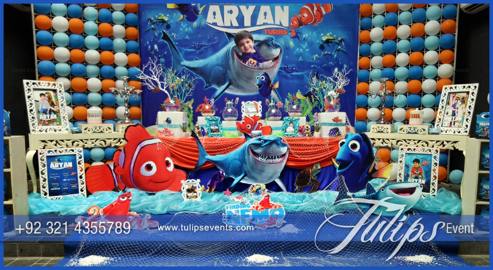 Finding Nemo Theme Party Decoration Ideas in Pakistan (11)