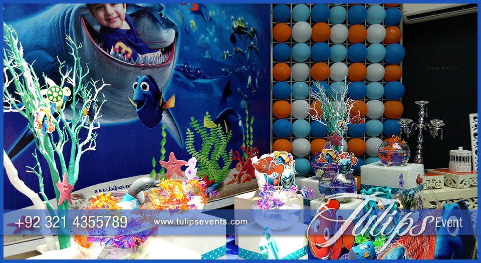 Finding Nemo Theme Party Decoration Ideas in Pakistan (14)