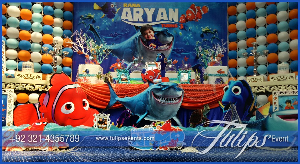 Finding Nemo Theme Party Decoration Ideas in Pakistan (6)