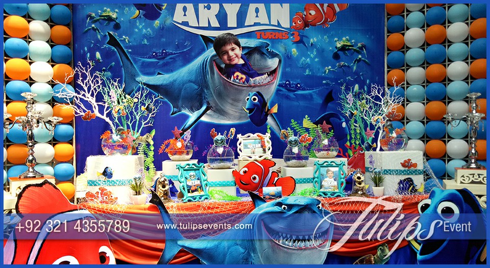 Finding Nemo Theme Party Decoration Ideas in Pakistan (7)