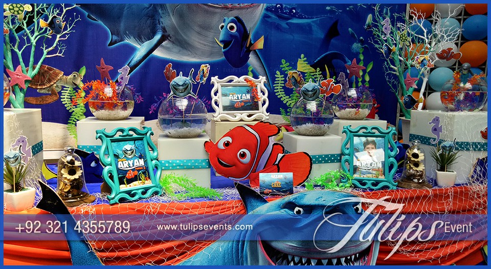 Finding Nemo Theme Party Decoration Ideas in Pakistan (8)