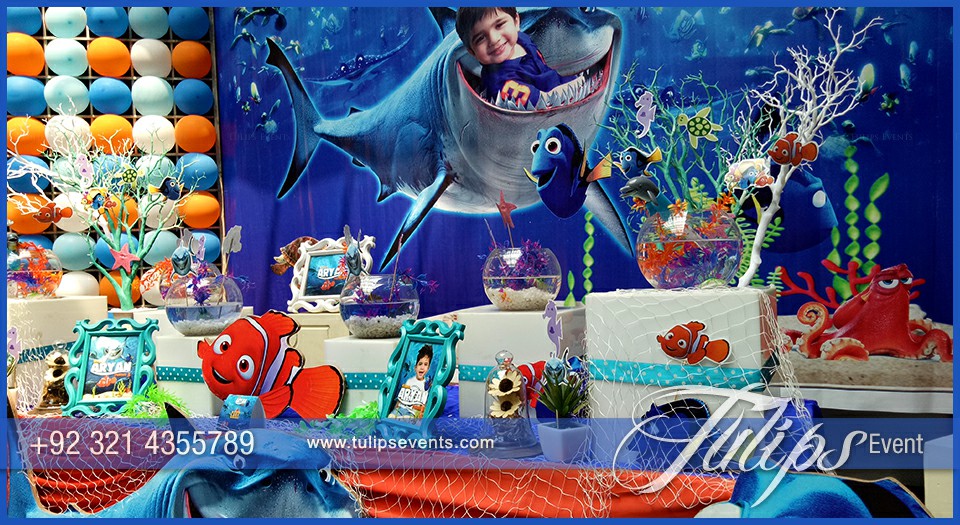 Finding Nemo Theme Party Decoration Ideas in Pakistan (9)