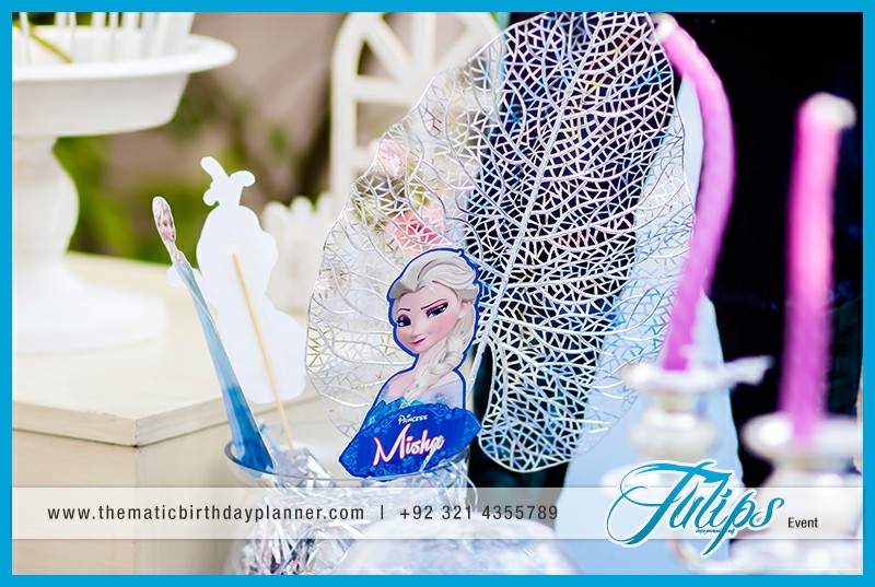 Frozen elsa party theme decoration ideas in Pakistan (10)