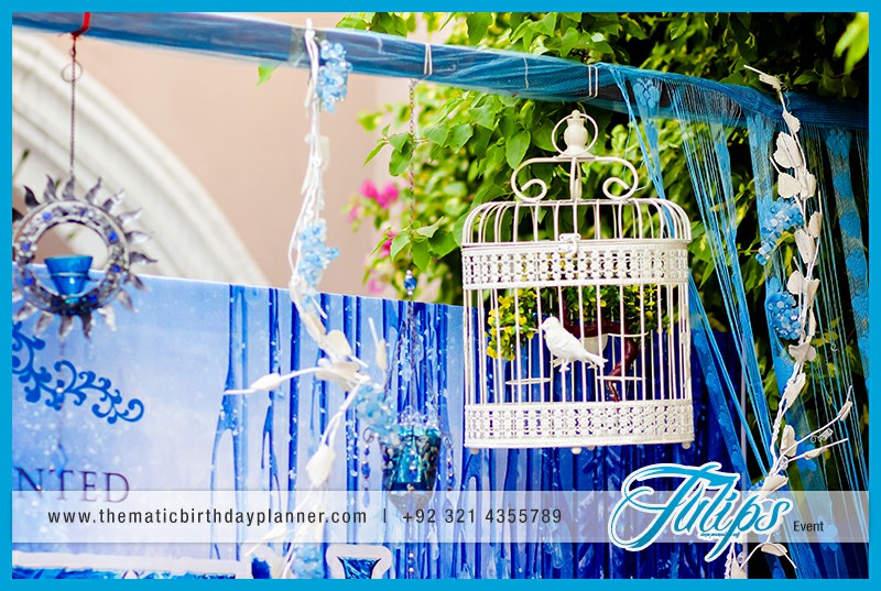 Frozen elsa party theme decoration ideas in Pakistan (7)