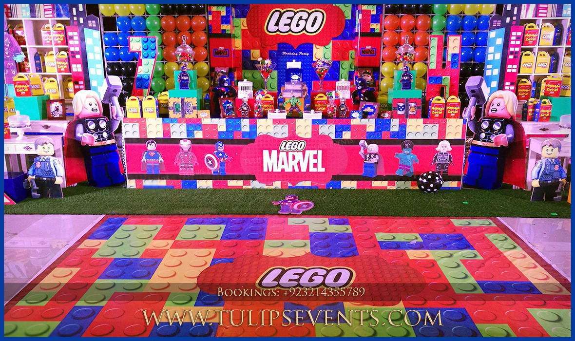 LEGO Superhero Theme Party Decor ideas in Pakistan (4)