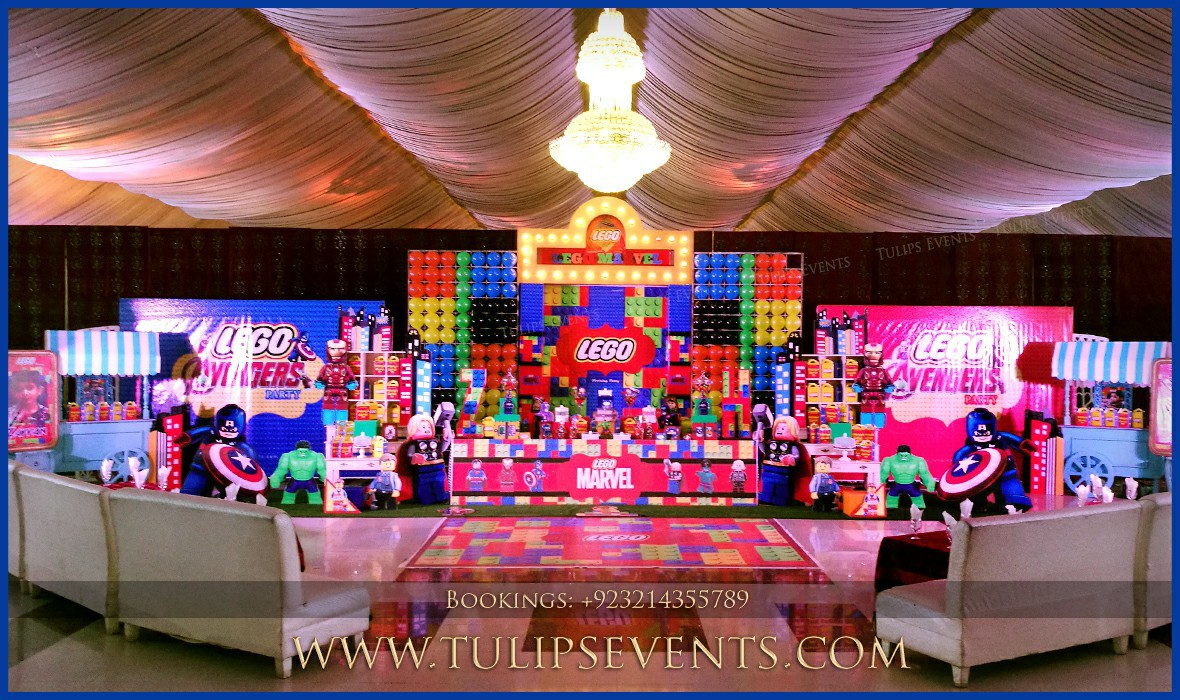 LEGO Superhero Theme Party Decor ideas in Pakistan (9)