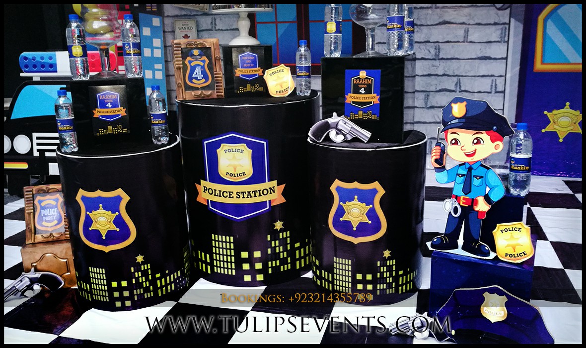 Little Police Theme Birthday Party Decor ideas in Pakistan (17)