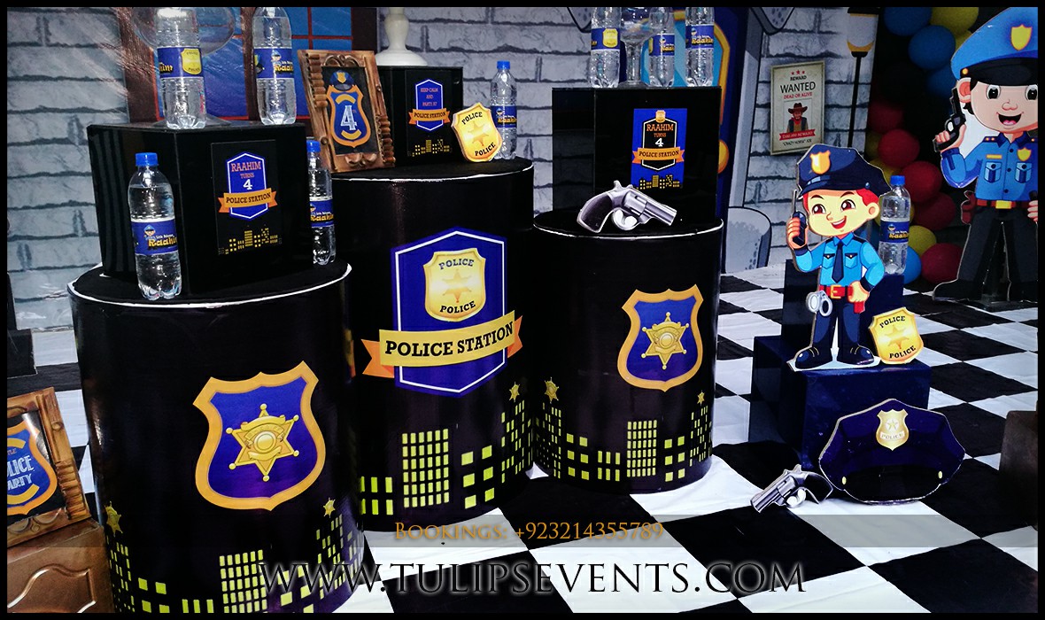 Little Police Theme Birthday Party Decor ideas in Pakistan (18)