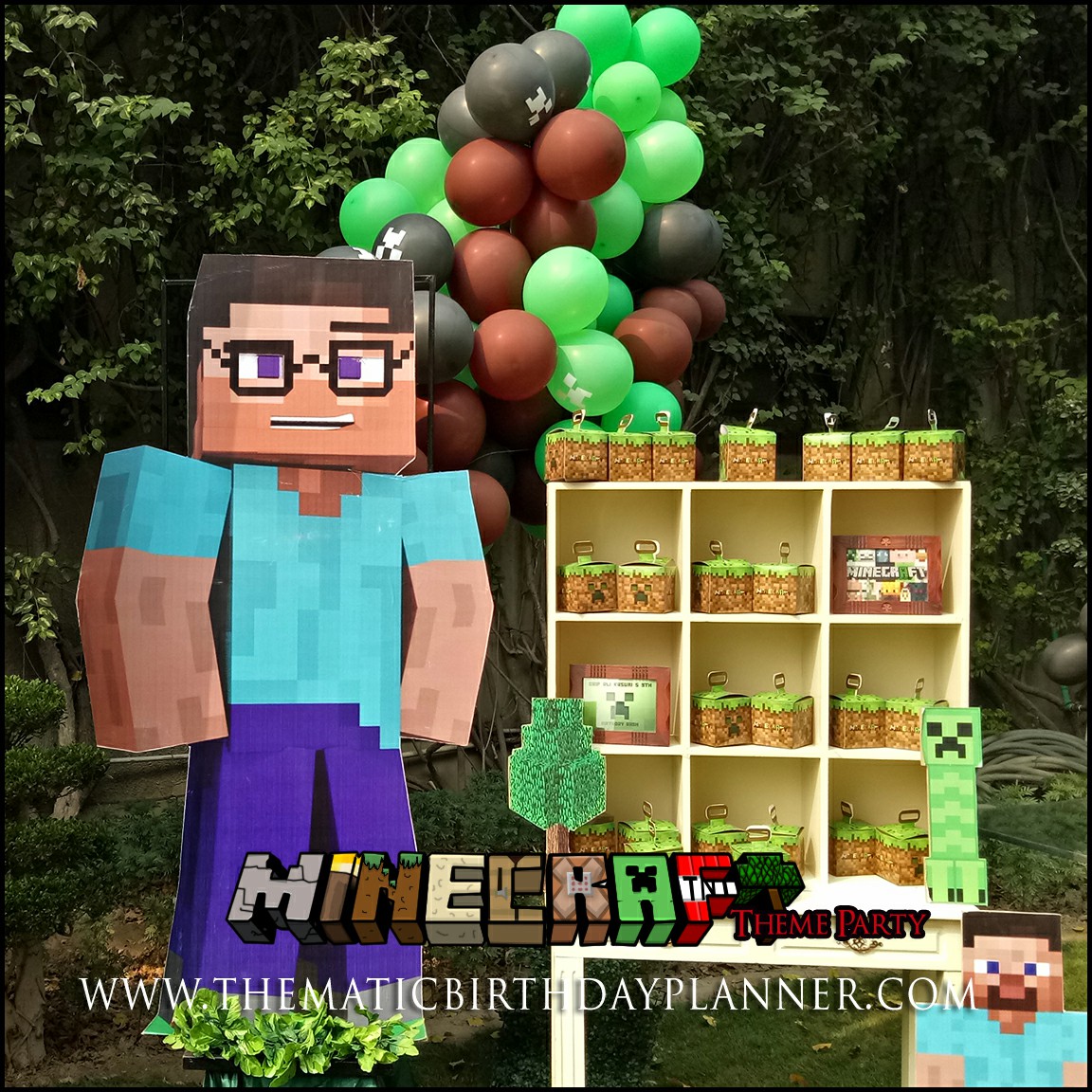 Minecraft Birthday Party Theme Decoration ideas in Pakistan (11)