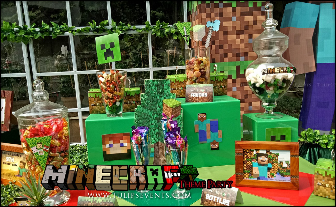 Minecraft Birthday Party Theme Decoration ideas in Pakistan (2)