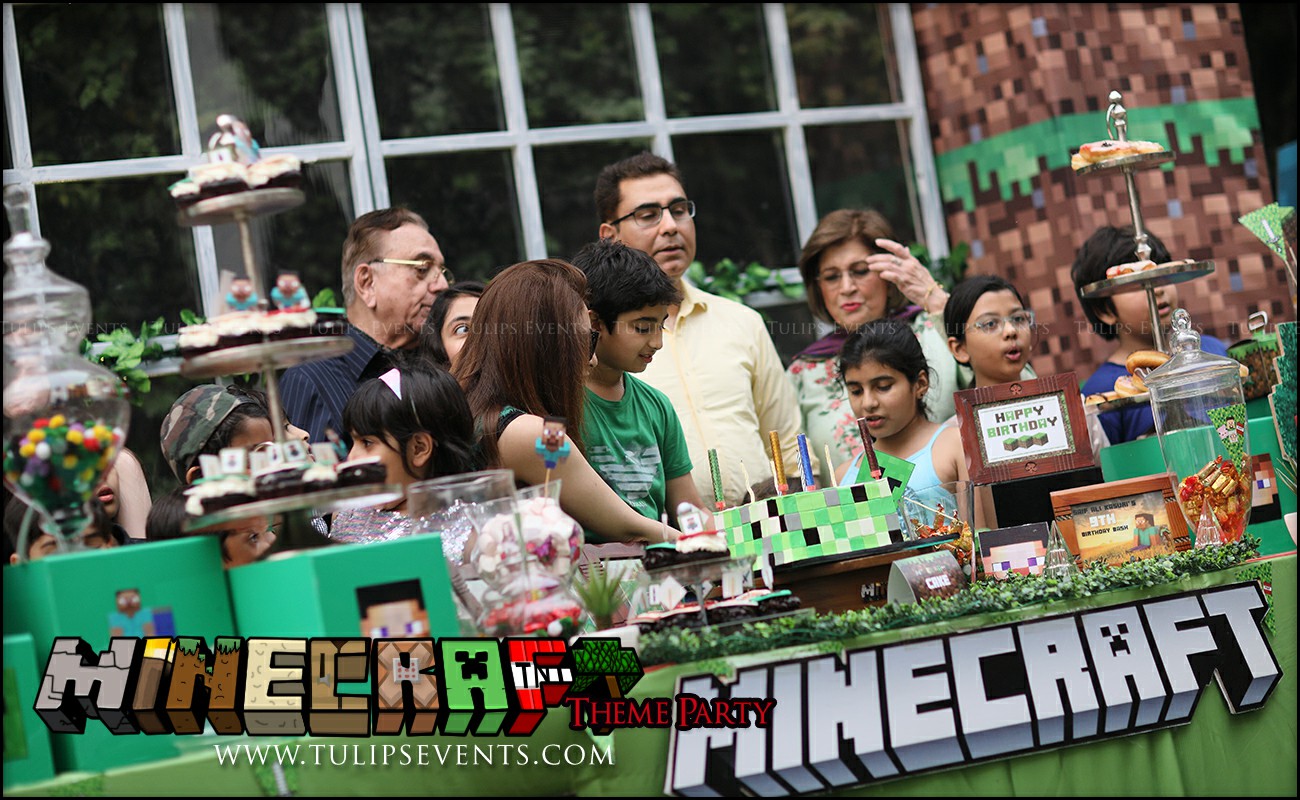 Minecraft Birthday Party Theme Decoration ideas in Pakistan (23)