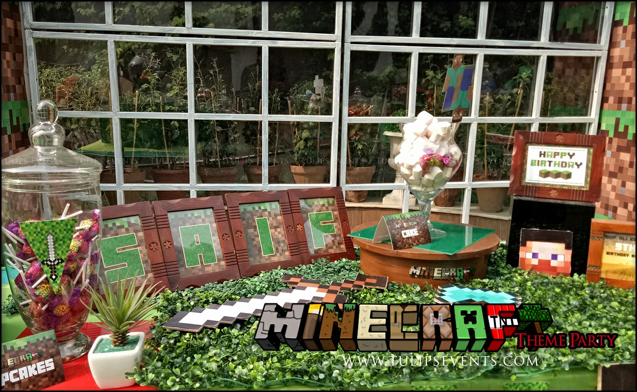 Minecraft Birthday Party Theme Decoration ideas in Pakistan (36)