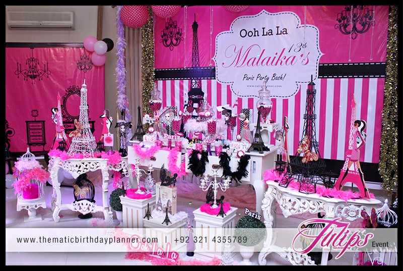 Ooh La La Paris theme girls party ideas in Pakistan (10)